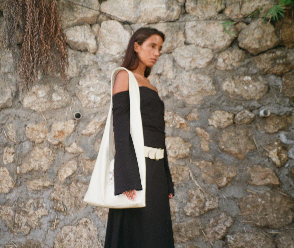OFF SHOULDER DRESS BAMBOO