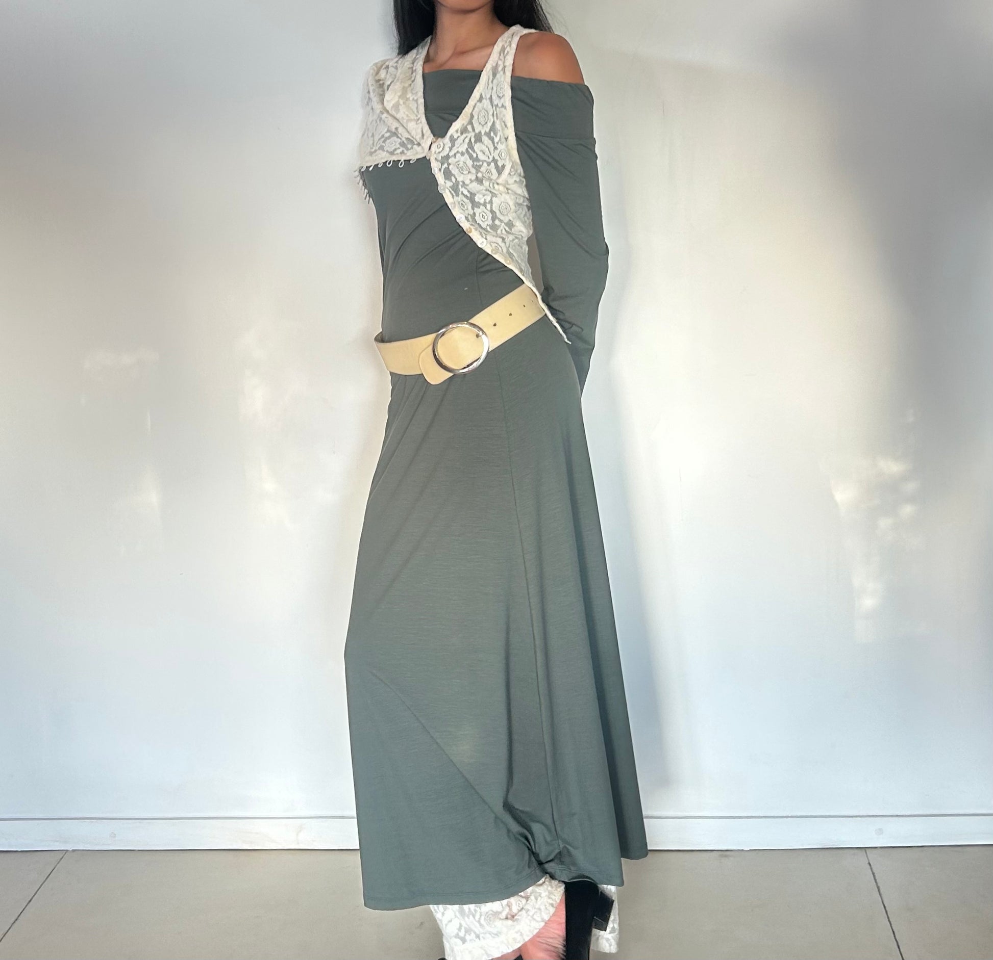 OFF SHOULDER DRESS ECOVERO