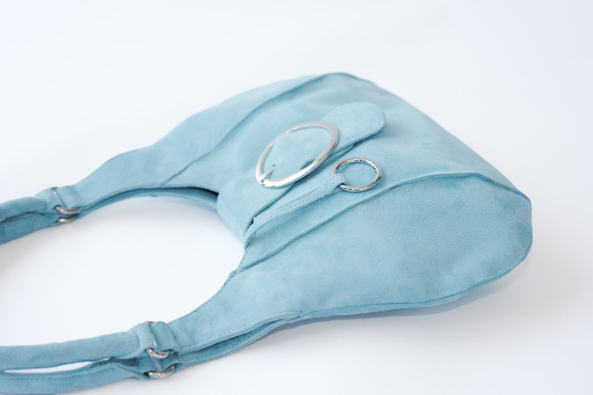 RUBY BAG SUEDE BLUE