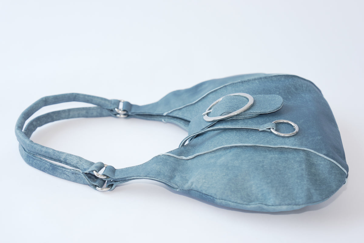 RUBY BAG WASHED BLUE