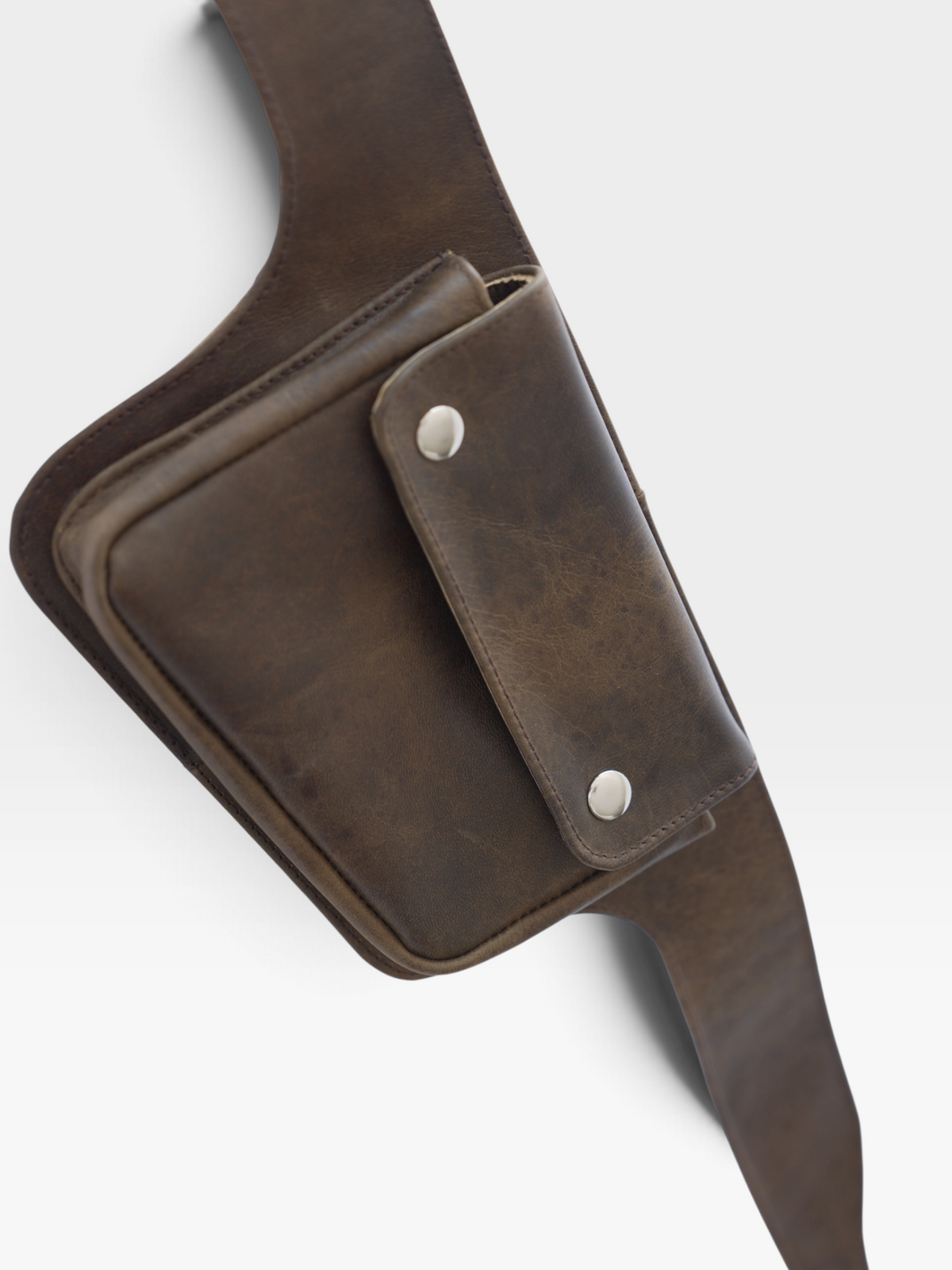 LOULOU BELT BAG WASHED BROWN
